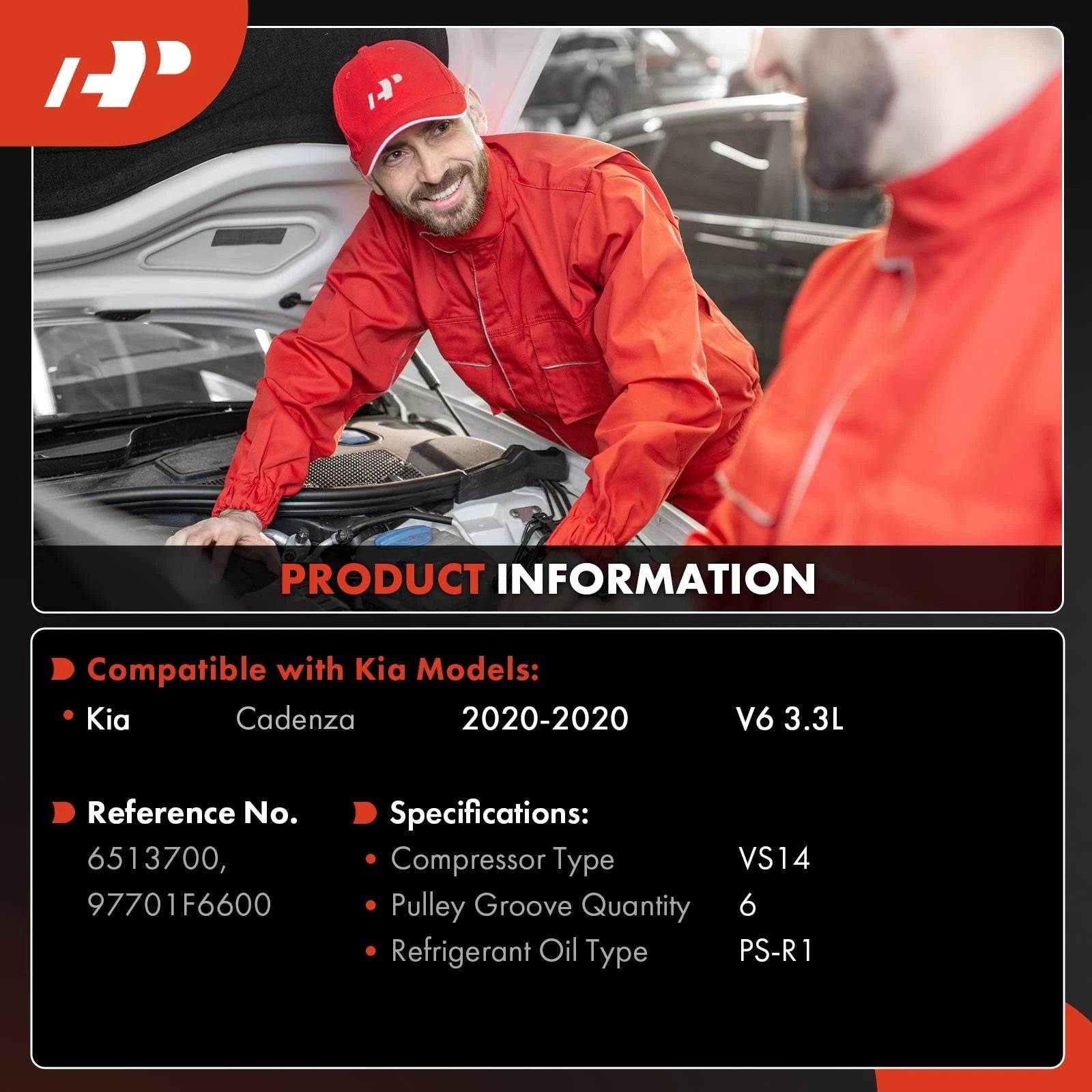 A/C Compressor with Clutch for Kia Cadenza (2020)
