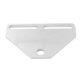 Bottom Mount Headlight Bracket Adapter for Harley Cruiser Chopper Touring Chrome