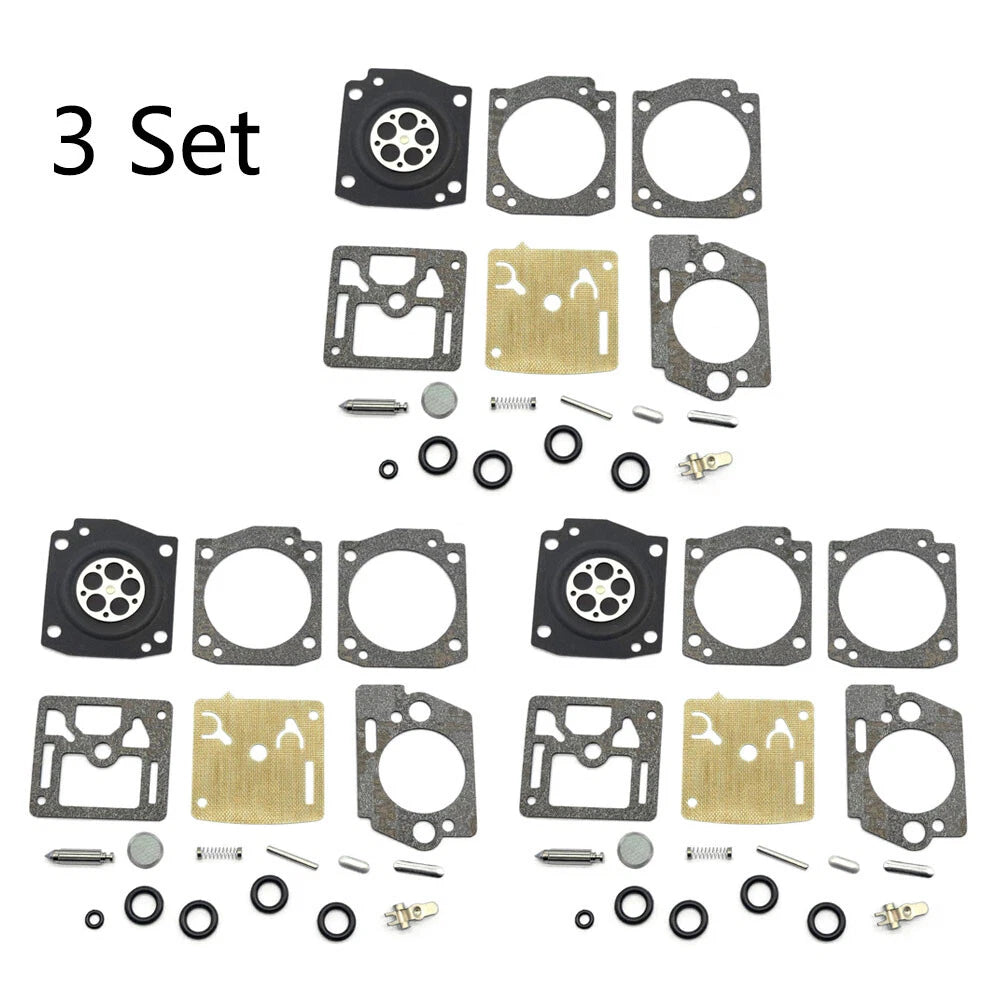 3X Carburetor Rebuild Kit for Husqvarna K750 K760 (RB-177)