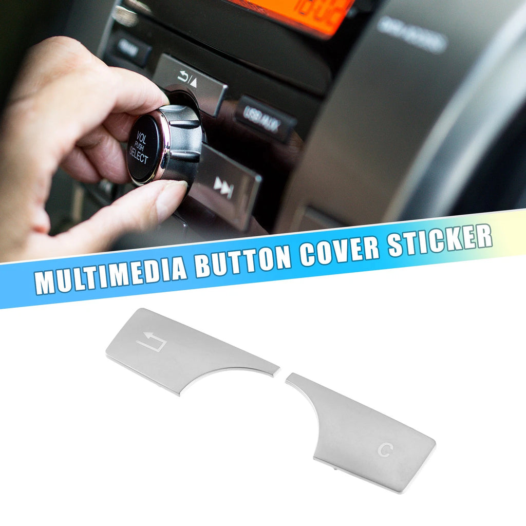Set of 2 Multimedia Radio Button Covers for Mercedes-Benz GLK X204 (2009–2015)