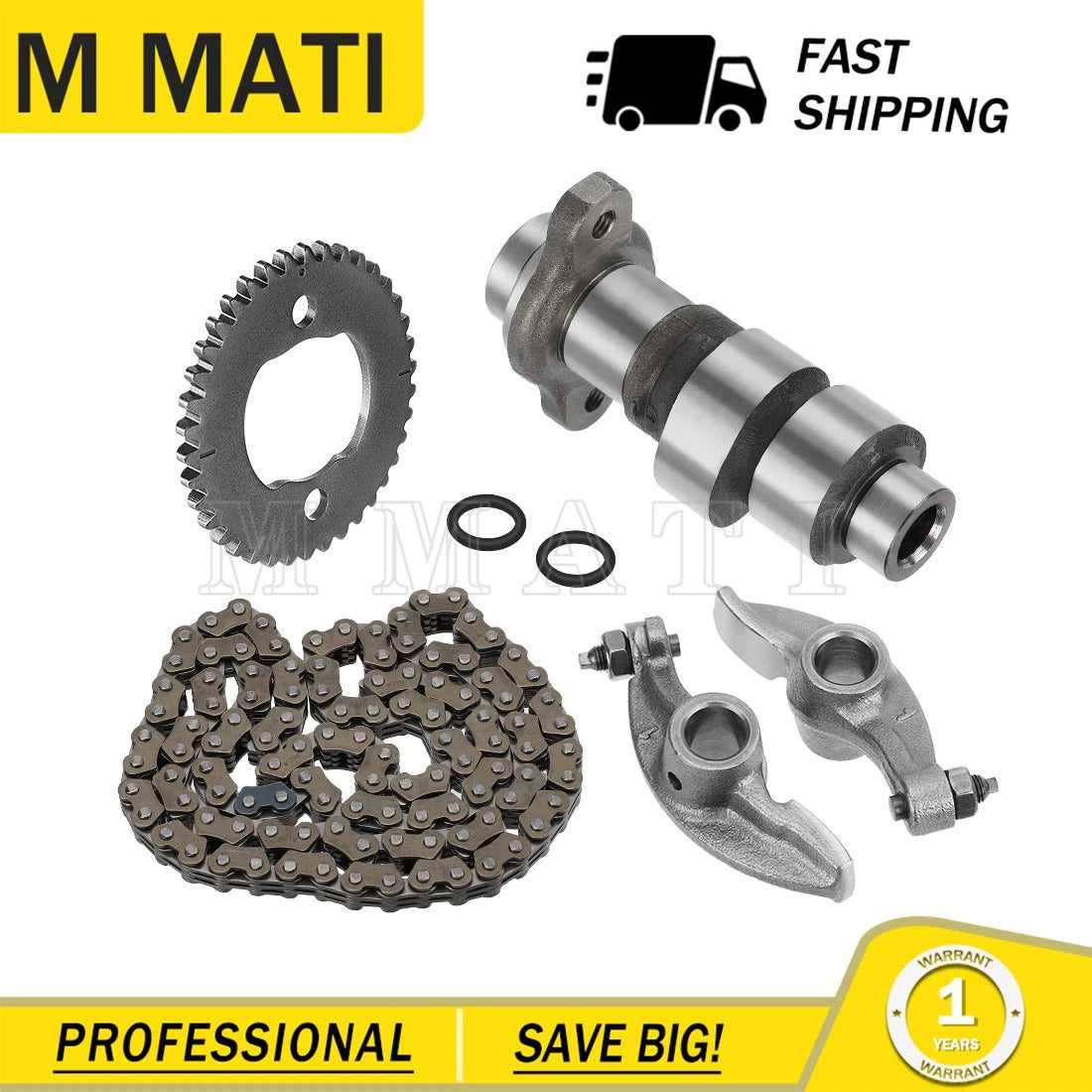 Camshaft Sprocket Chain Rocker Arm O-ring for Honda Fourtrax TRX300/FW (1988–2000)