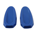 2X Rearview Mirror Block Off Base Plates for BMW S1000RR (2020–2023) Blue