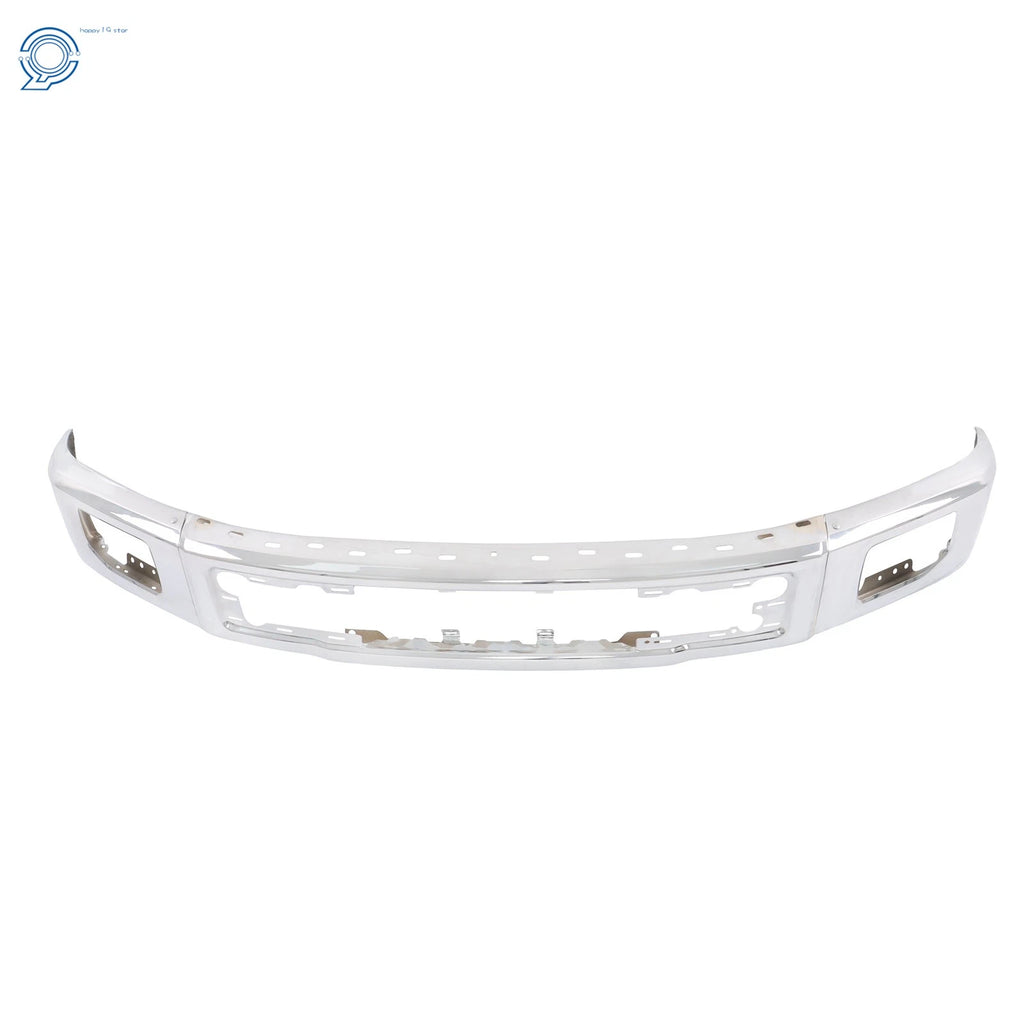 Chrome Front Bumper with Fog Light Holes for Ford F-150 (2015–2017)