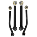 Set of 4 Adjustable Rear Upper & Lower Control Arms for Jeep Wrangler JK (2007–2018)