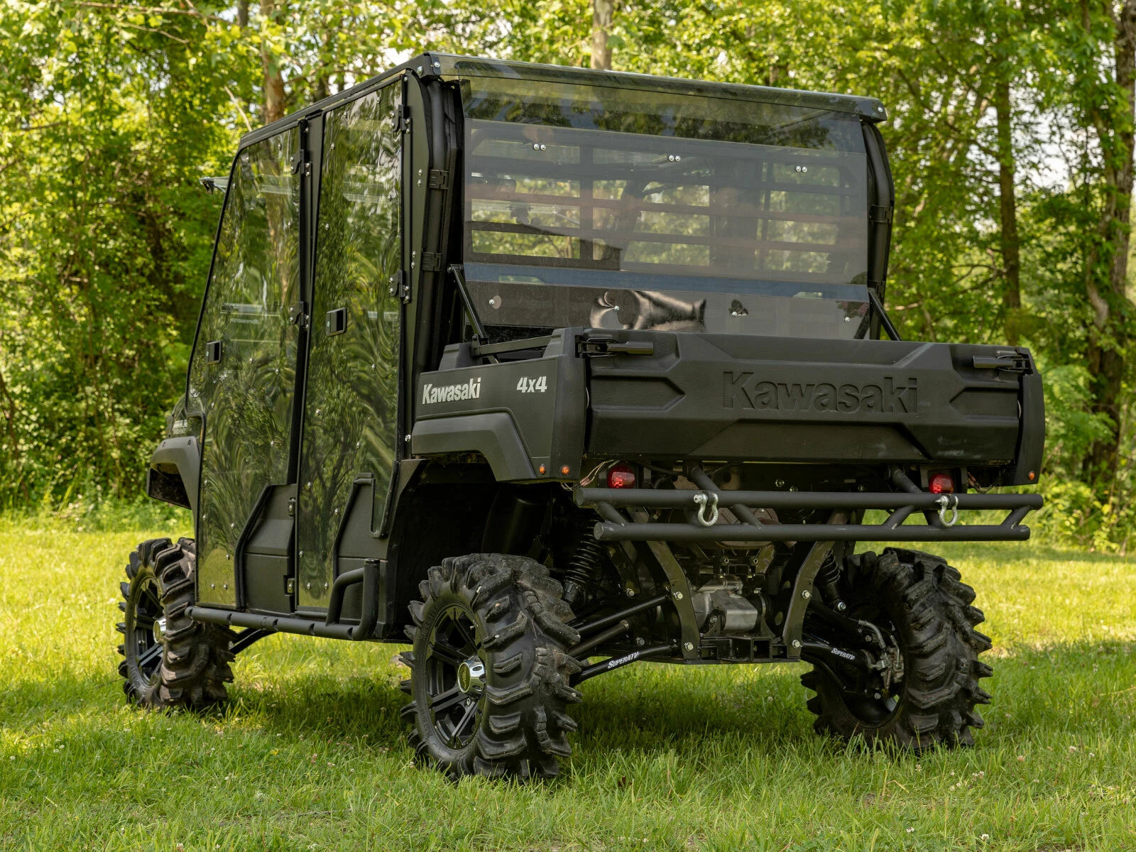 High Clearance 1.5" Offset Rear A Arms for Kawasaki Mule Pro FXT/DXT (2015–2023)
