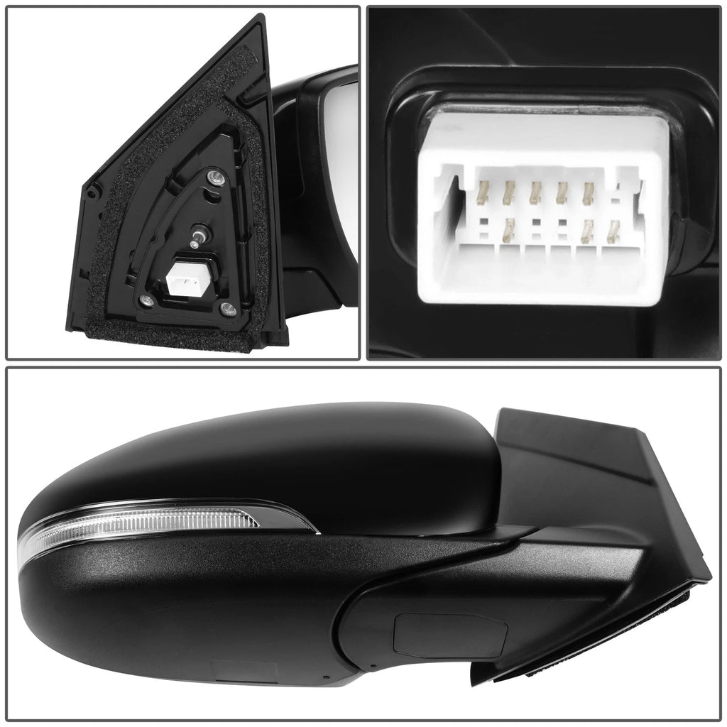 Power Heated Blind Spot Turn Signal Side Door Mirror for Hyundai Tucson (2016–2018)