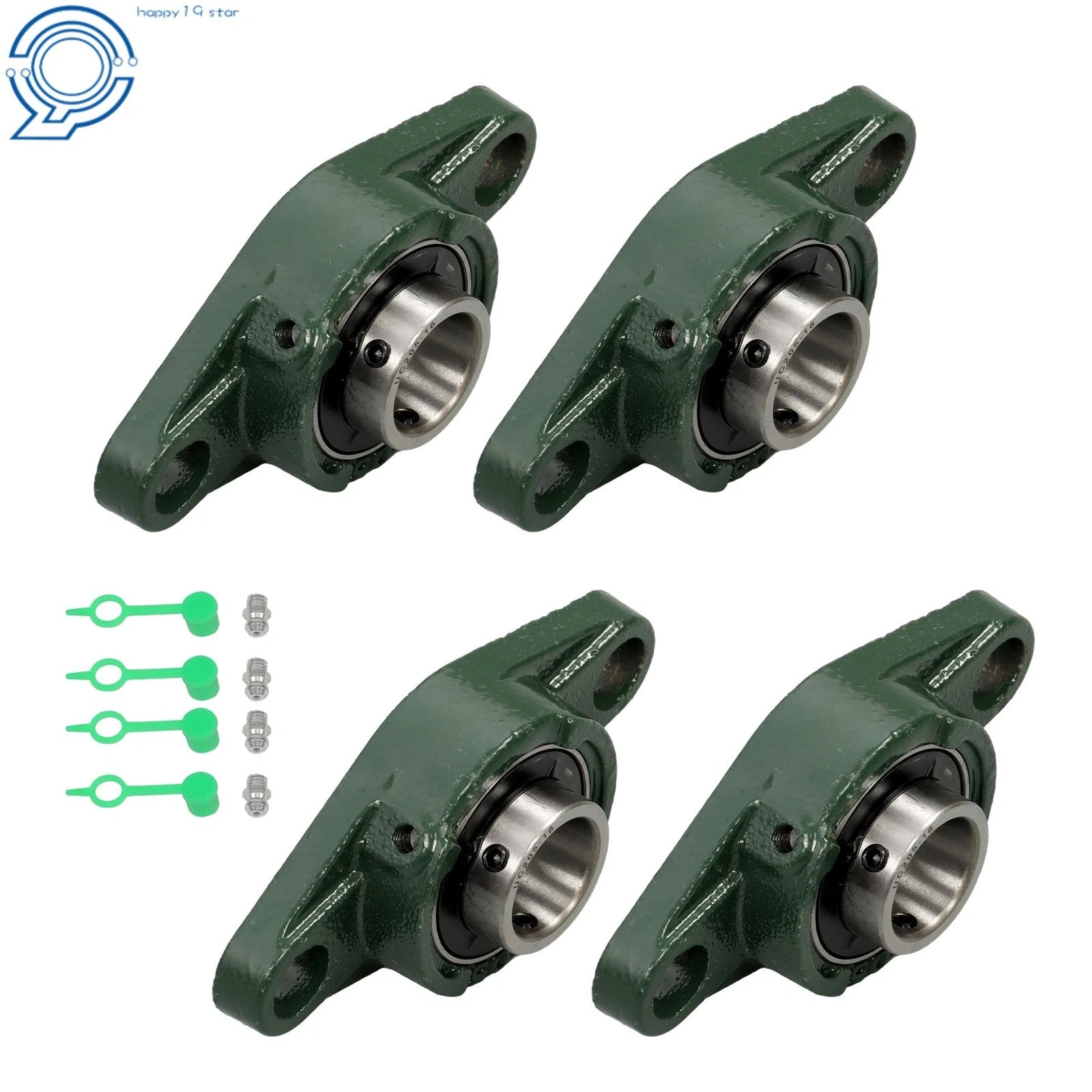 Set of 4 Self-Aligning Pillow Block Bearings for Various Applications