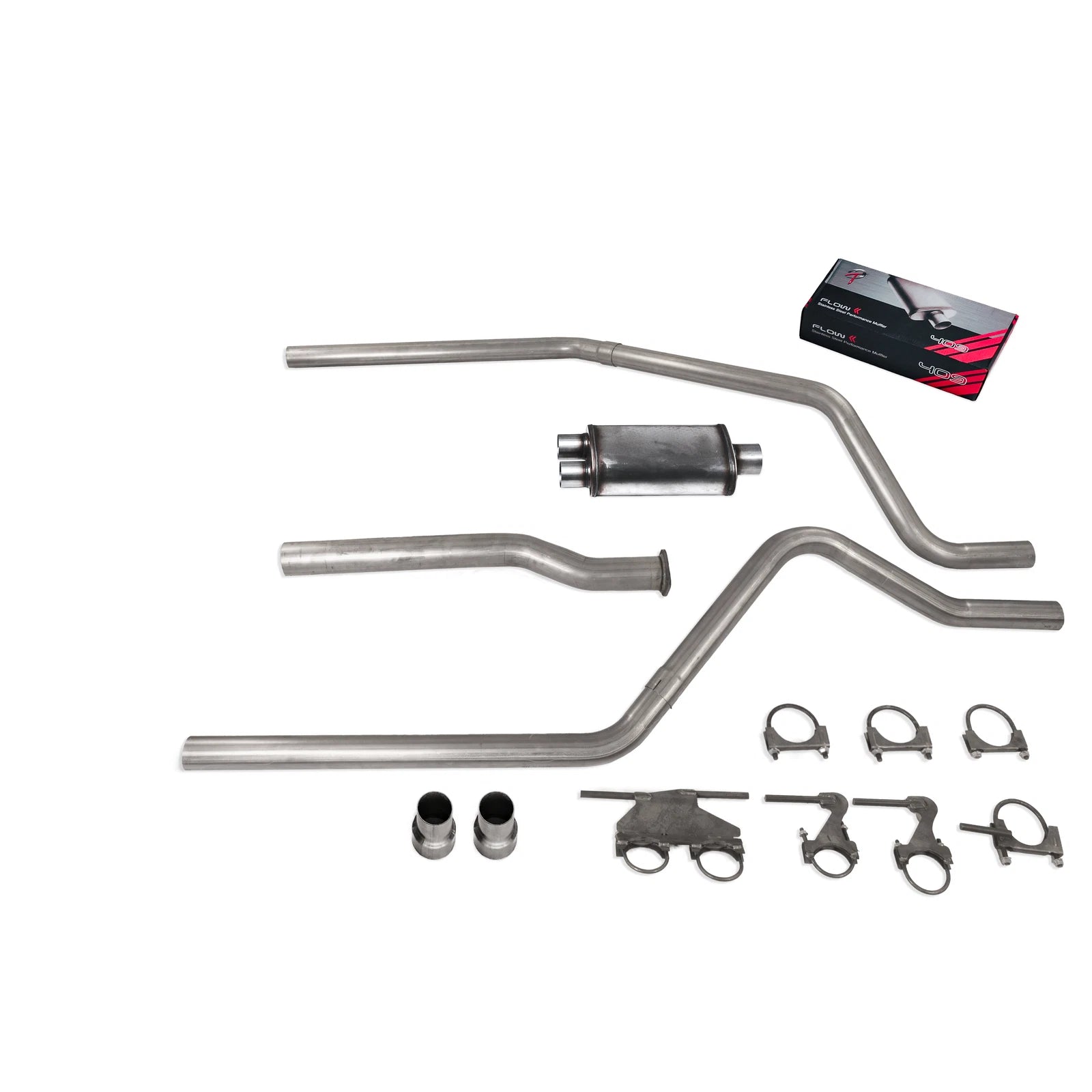 3" Dual Exhaust Kit for Dodge Ram 1500 (2019–2025) Flow II SS Muffler