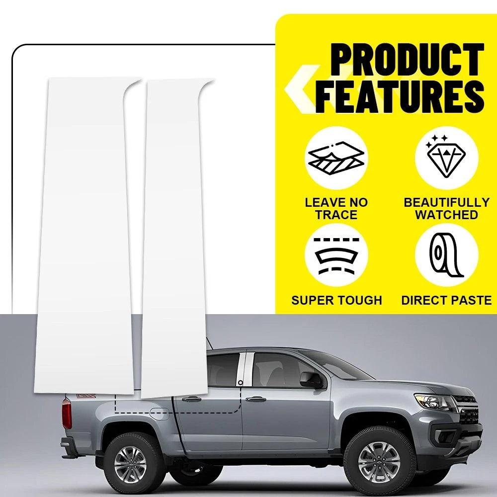Chrome Pillar Post Window Trim for Chevy Colorado GMC Canyon (2015–2022) EPY