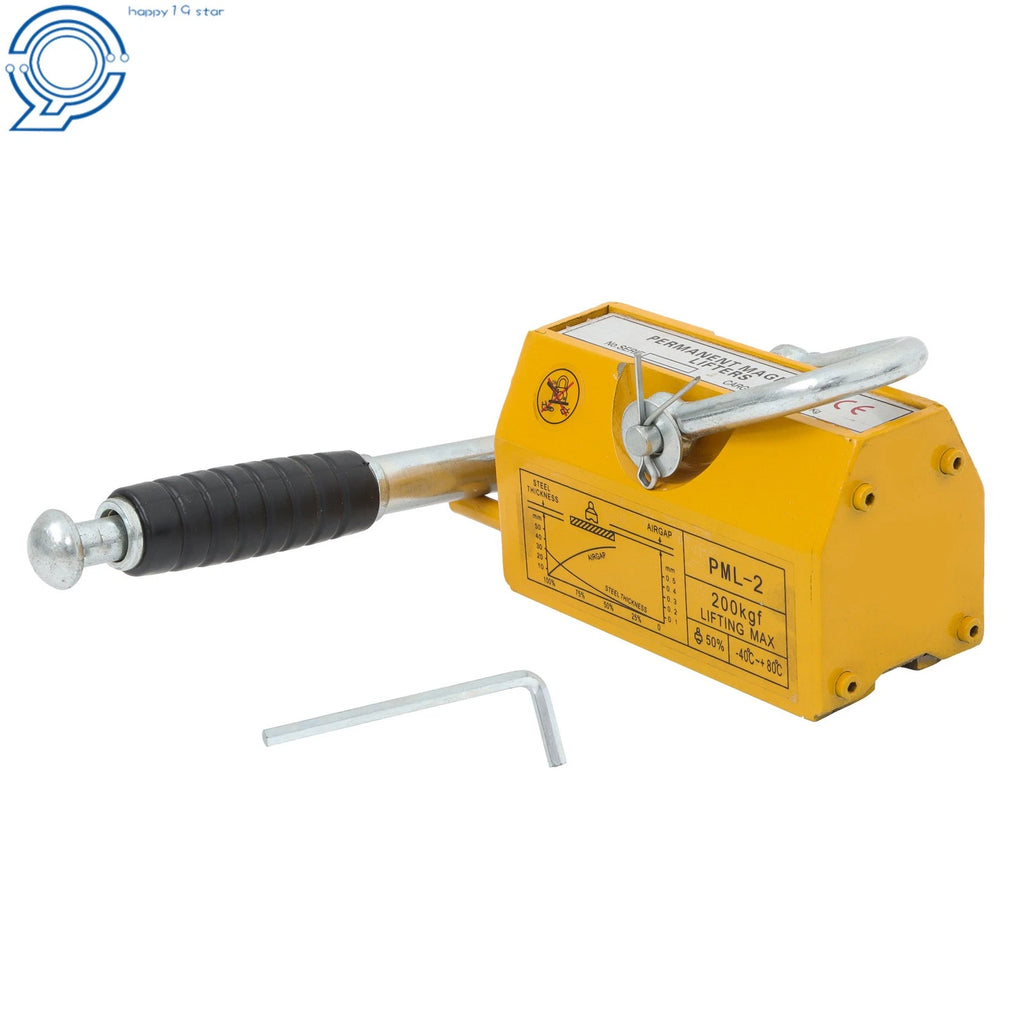 Permanent Magnetic Lifter for Heavy-Duty Applications (440lbs Capacity)