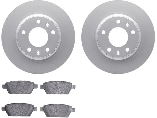Rear Brake Pad and Rotor Kit for Mazda 6 (2006–2013) HC565NG
