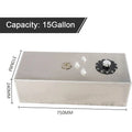 15 Gallon Polished Aluminum Racing Fuel Cell Gas Tank w/ Cap Level Sender