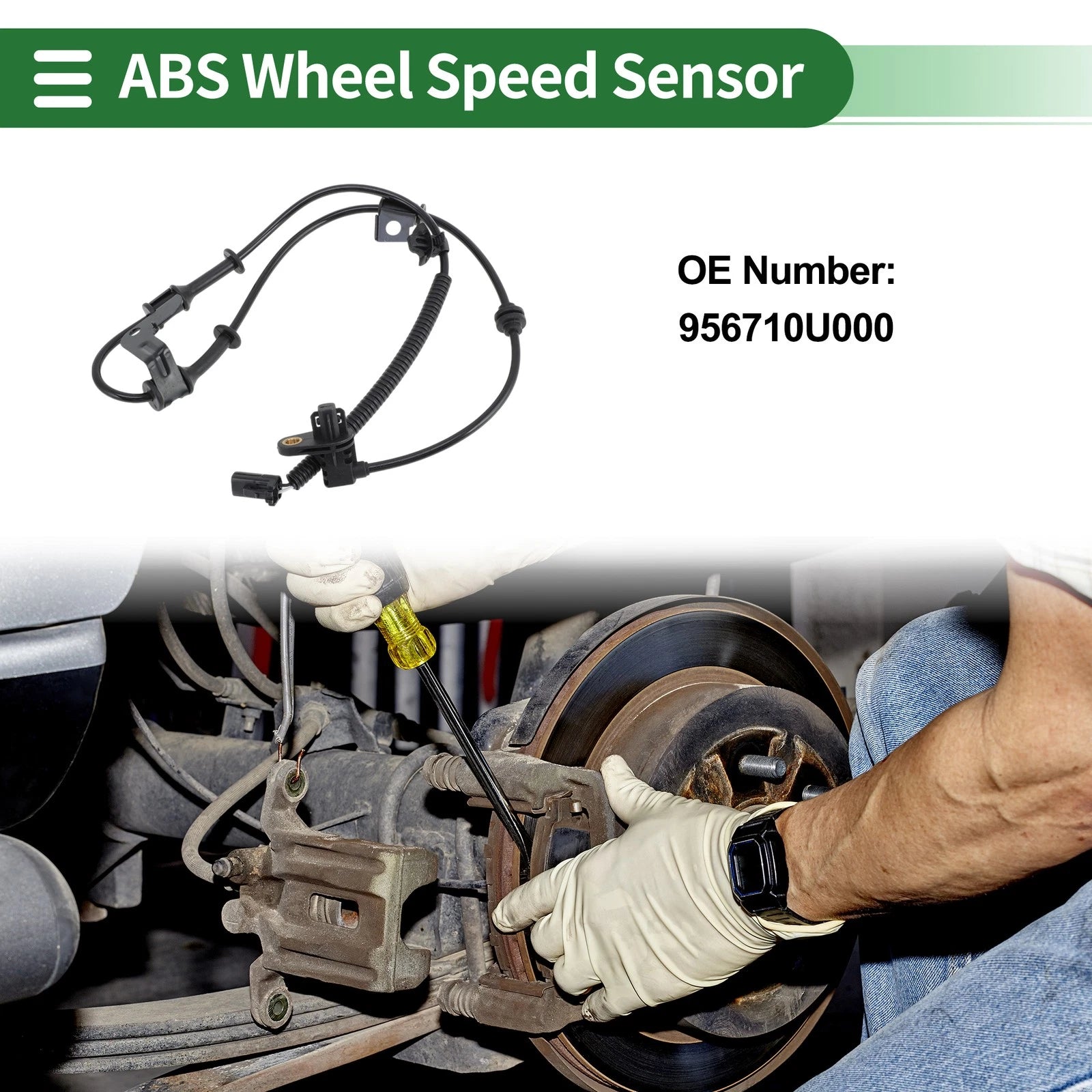 ABS Wheel Speed Sensor No. 956710U000 for Hyundai Accent (2010–2021)