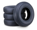 Set of 4 ST185/80R13 Trailer Tires Free Country 8PR LRD with Side Scuff Guard