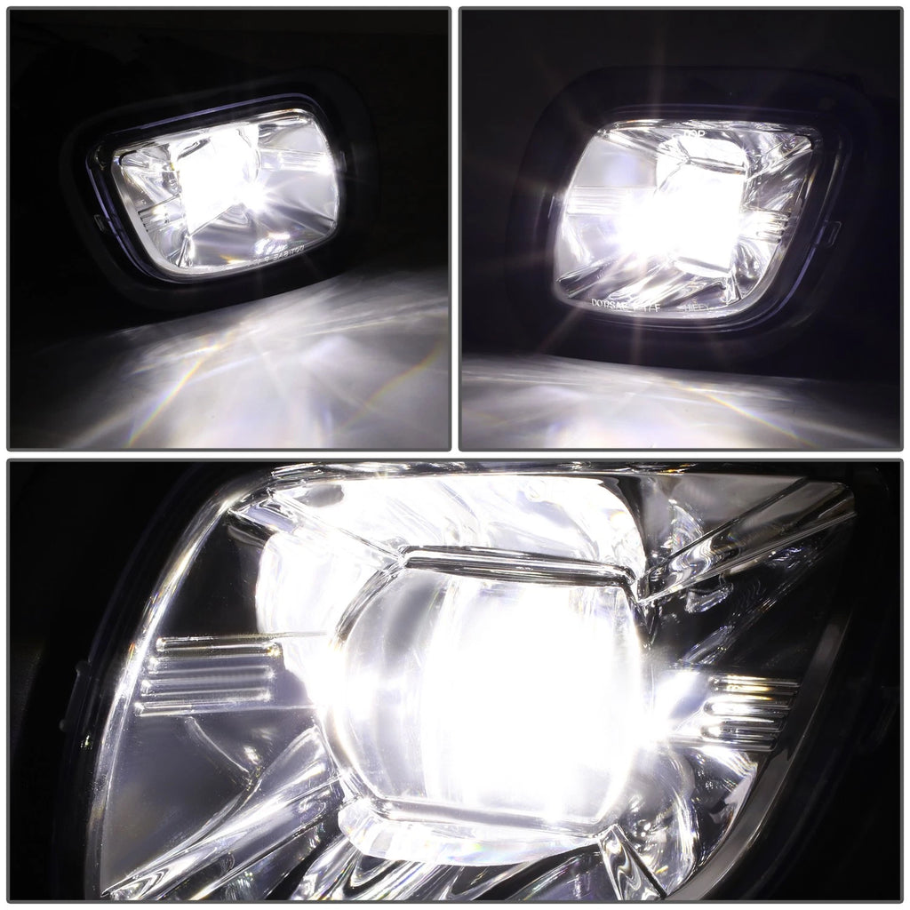 Chrome Housing Full LED Projector Fog Light Lamp for Freightliner Cascadia (2008–2017)