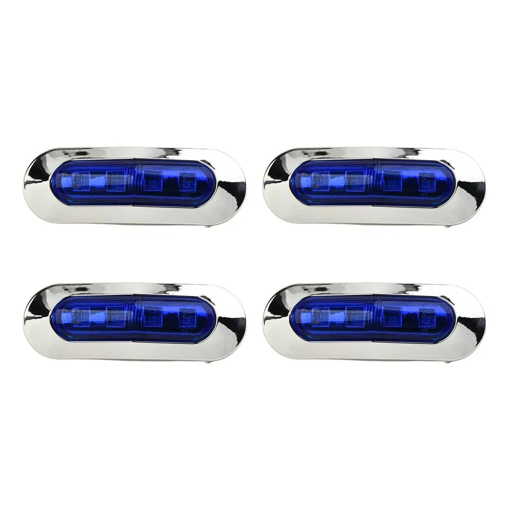 Lamp 12-24V 4 LED Courtesy Lights for Marine Boat RV Trailer
