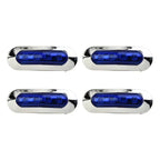 Lamp 12-24V 4 LED Courtesy Lights for Marine Boat RV Trailer