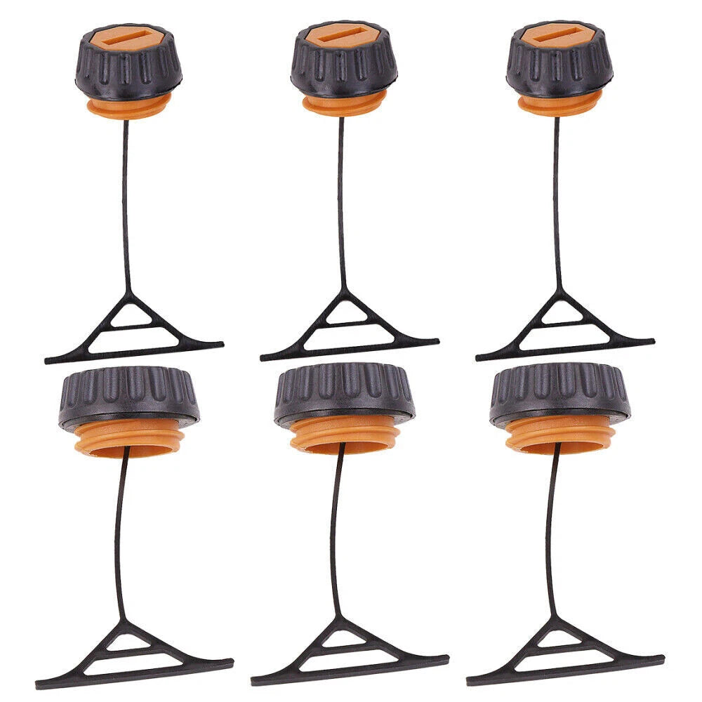 3X Gas Fuel Cap & 3X Oil Cap for Stihl 038 021 023 024 025 034 (N/A)
