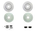 Bosch QuietCast Brake Rotor & Semi-Metallic Pad Kit for A3 Eos Jetta (2006–2016)