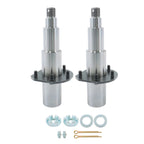 Round Spindle with Brake Flange for 7000lb Axle (Fits Various Models)