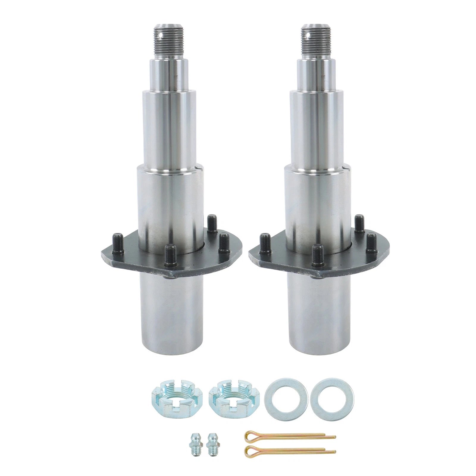 Round Spindle with Brake Flange for 7000lb Axle (Fits Various Models)