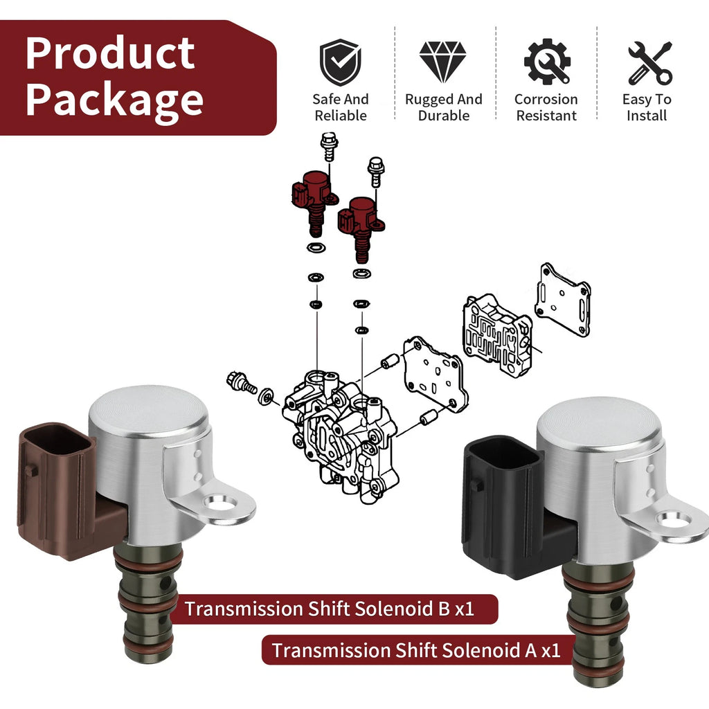 Transmission Shift Solenoid Kit for Honda Rincon 650 680 (2003-2014)