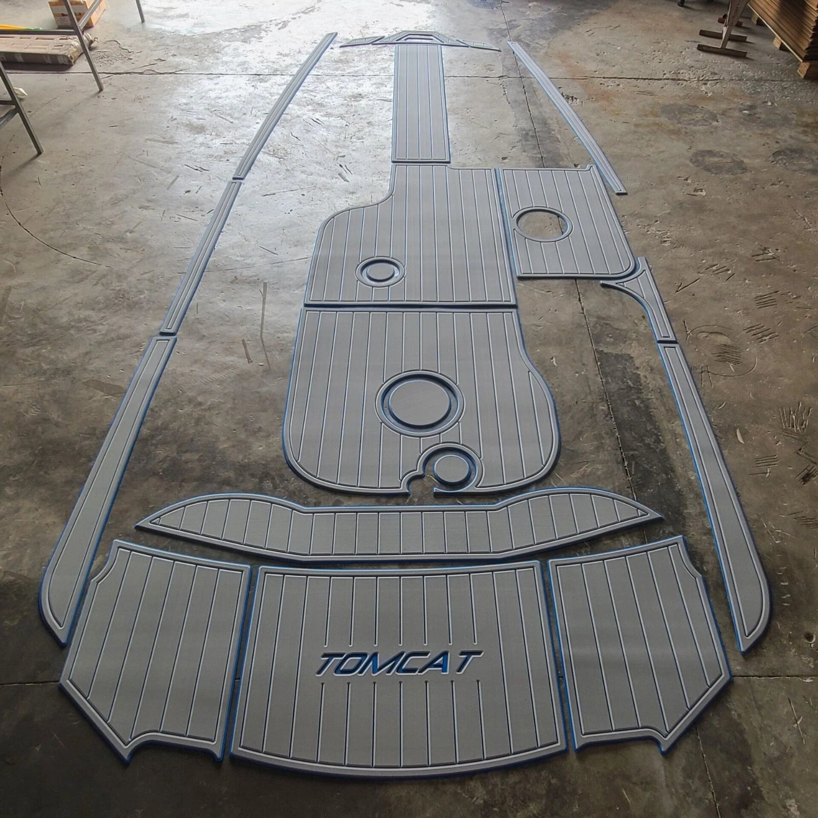 EVA Teak Floor Mat for MB Sports F24 Tomcat (2016–2017)