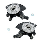 Set of 2 Wheel Bearing Hub Steering Knuckle for Ford Mazda (2001–2004)