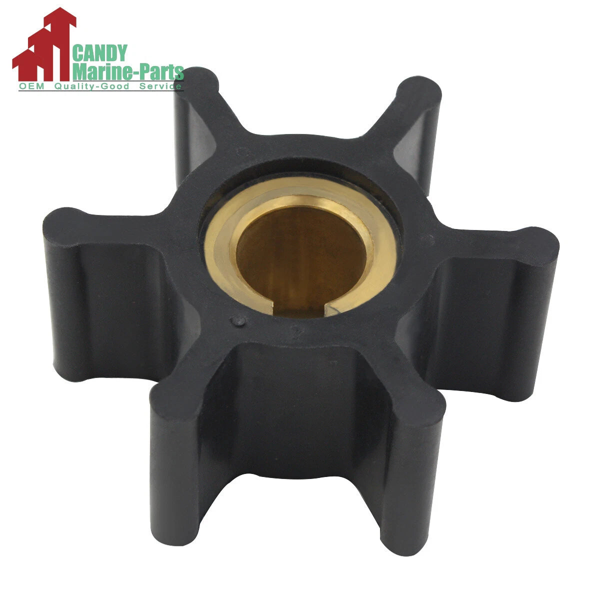 Impeller for Yanmar (124223-42091) Jabsco (22799-0001, 7052, 08-37-0601, 500129)