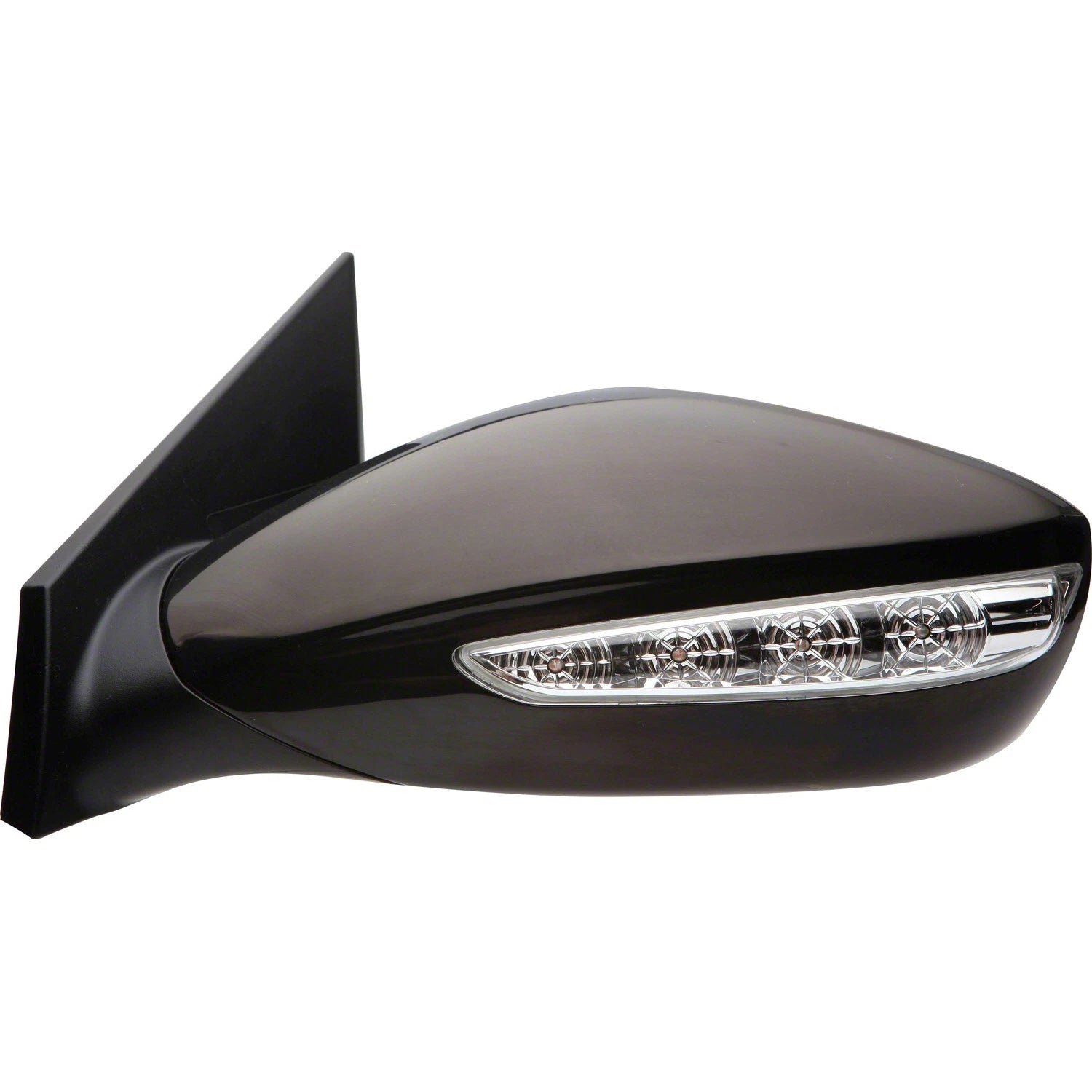 Ready to Paint Driver Side Power Door Mirror w/o Heated Glass w/Turn Signal