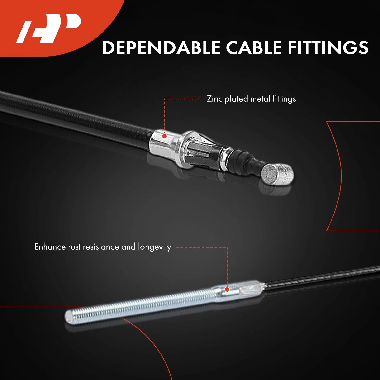Front Side Parking Brake Cable for Nissan Frontier (2001-2004)
