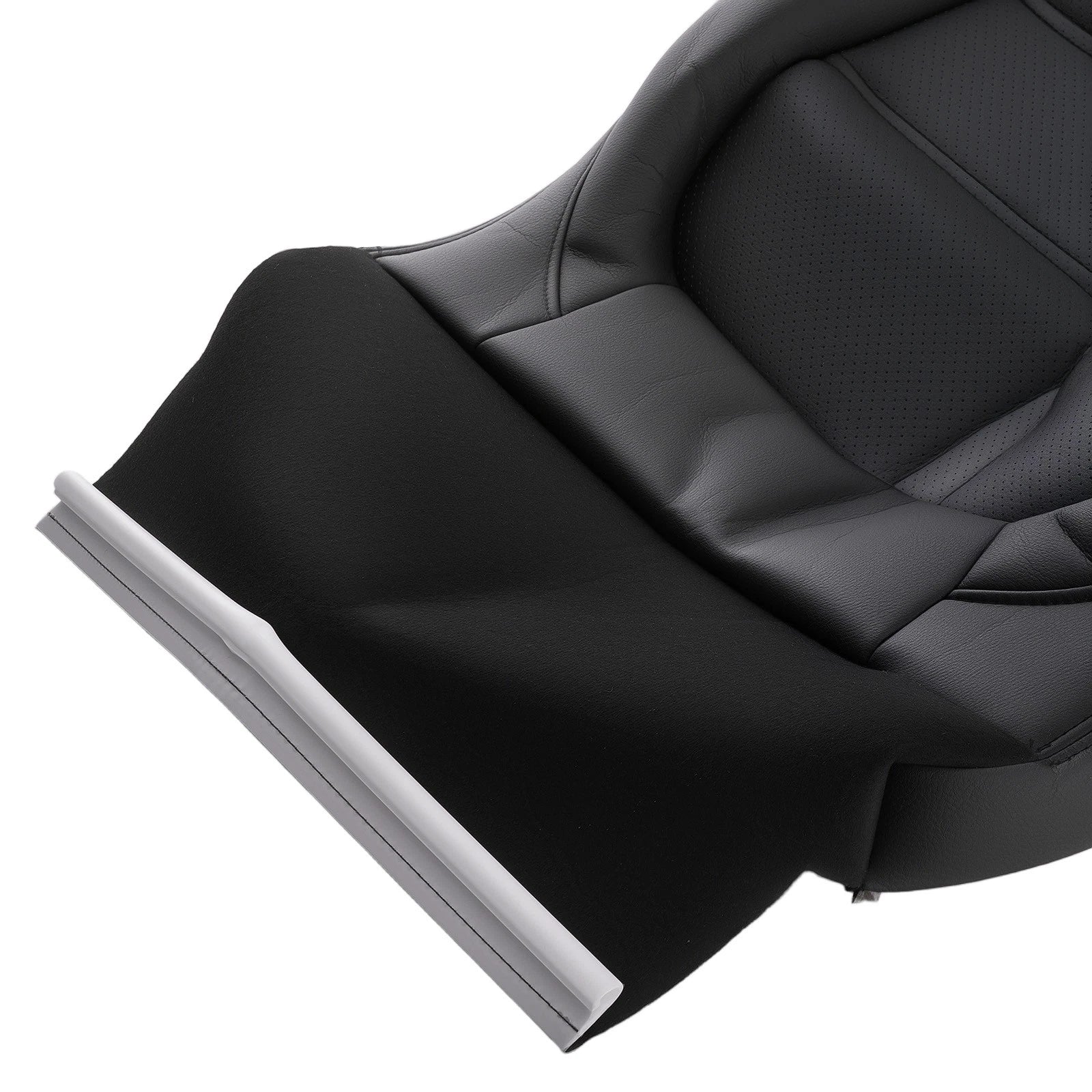 Black Leather Driver Seat Cover for VW Passat Highline (2012–2020)