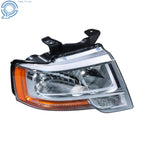 Set of 2 Chrome Halogen Headlights for Ford Expedition (2015–2017)