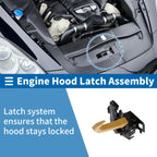 Hood Latch Assembly for Nissan Sentra (2020–2021) No. 656016LA0B 1 Pc