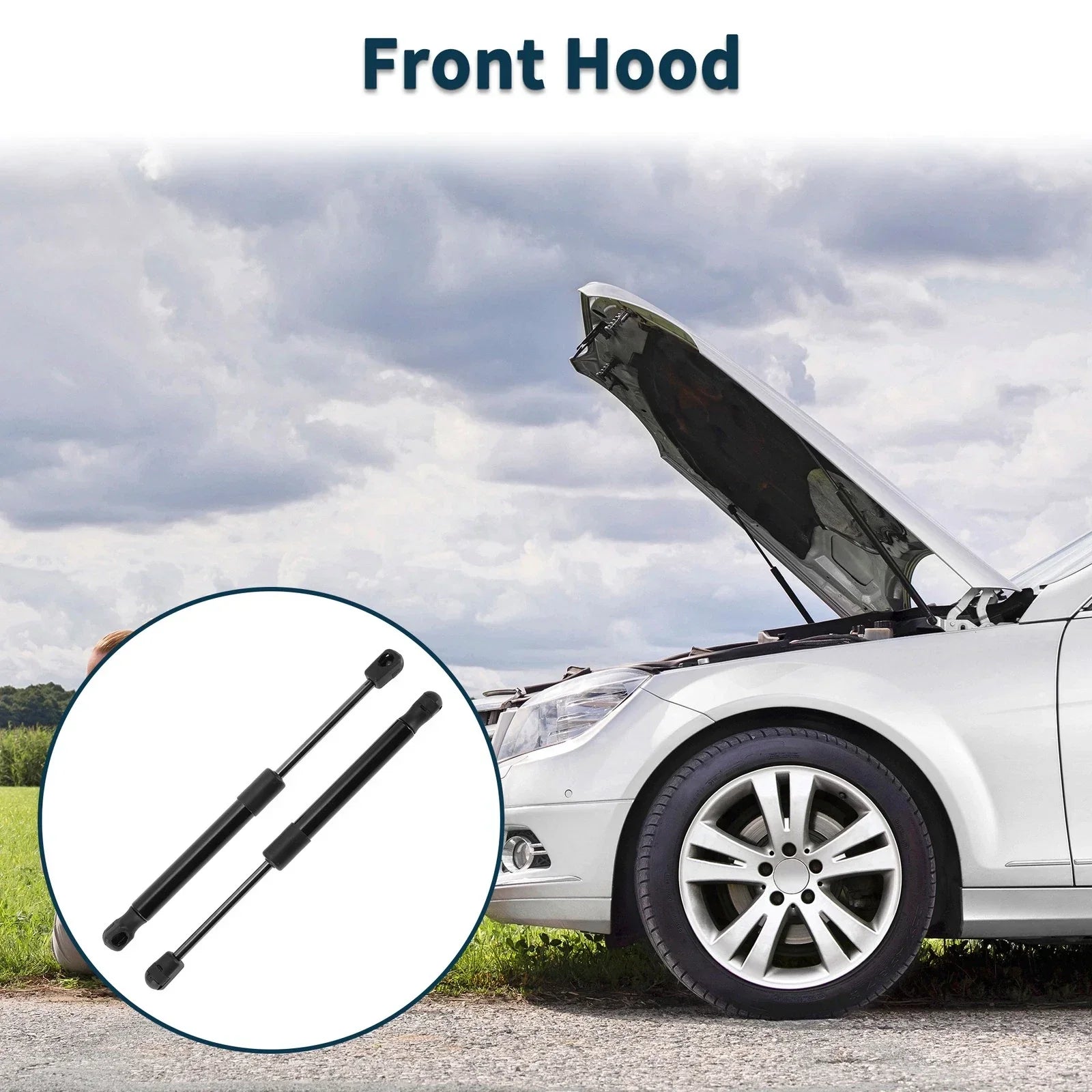 Front Hood Lift Supports Struts for BMW 1/2/3/4 Series