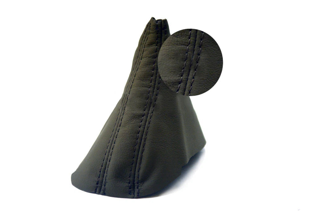 Automatic Shift Boot Cover for Audi A6 (2005–2011) Dark Beige PVC Leather
