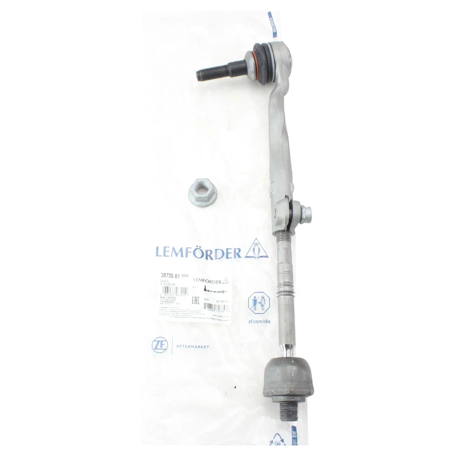 Lemforder Front Left Steering Tie Rod Assembly for BMW M8 (2019–2023) 38735 01