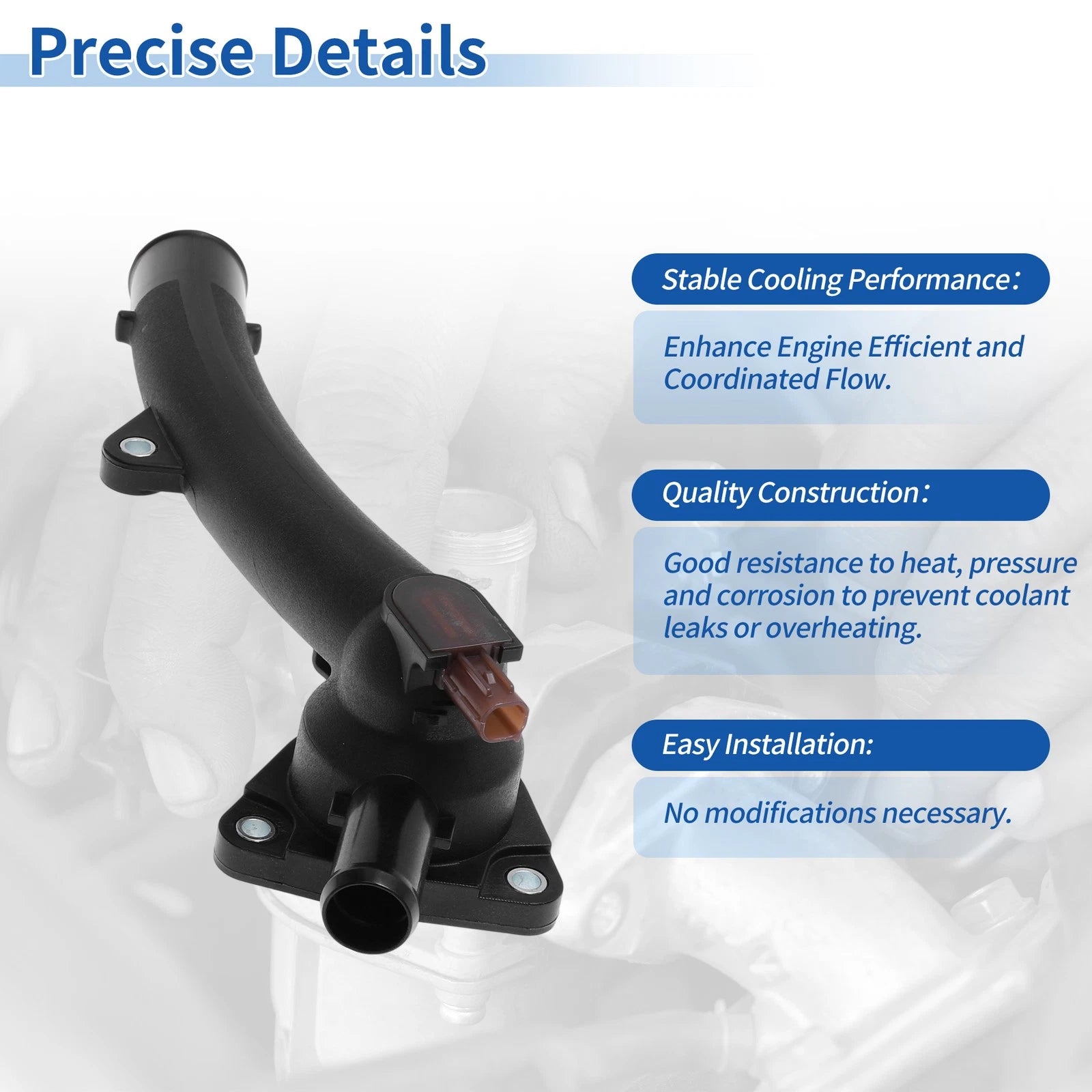 Engine Coolant Thermostat Housing Assembly No. 1603131030 for Lexus ES350 (2019–2022)