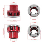 Set of 4 Replacement Dies for Ratchet Pipe Threader (1-1/4" & 1")