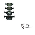 Hella Front Low-Met Disc Brake Pad w/Sensor for BMW E39 530i 540i M5 (1997–2003)