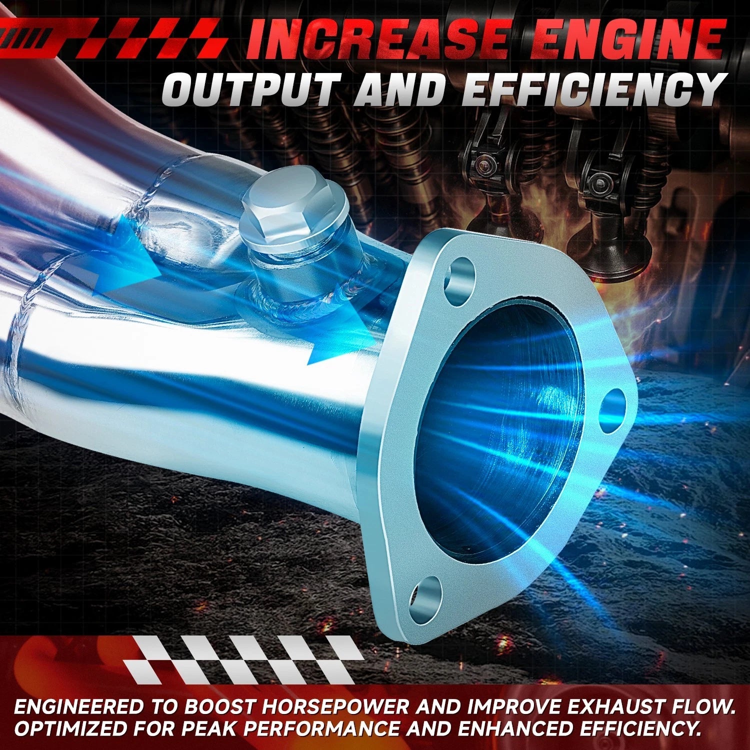 Exhaust Header & Piping for Geo Tracker Suzuki Sidekick (1985–1995)