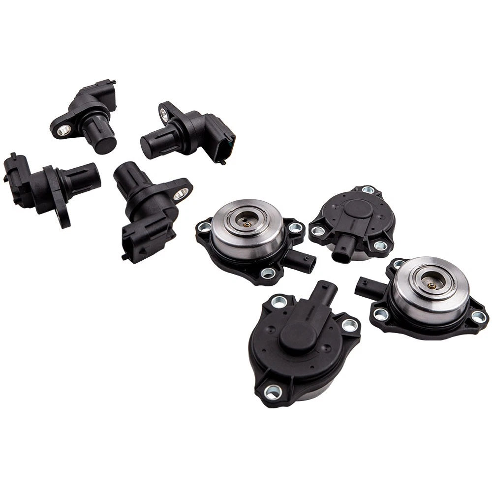 8pcs Camshaft Position Sensor + Adjuster Magnet Set for Mercedes-Benz C300 (2015–2019)