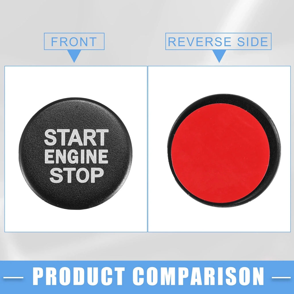 Start Stop Ignition Button Cover Decal for BMW 320i 330i G20 Black (2020-2022)