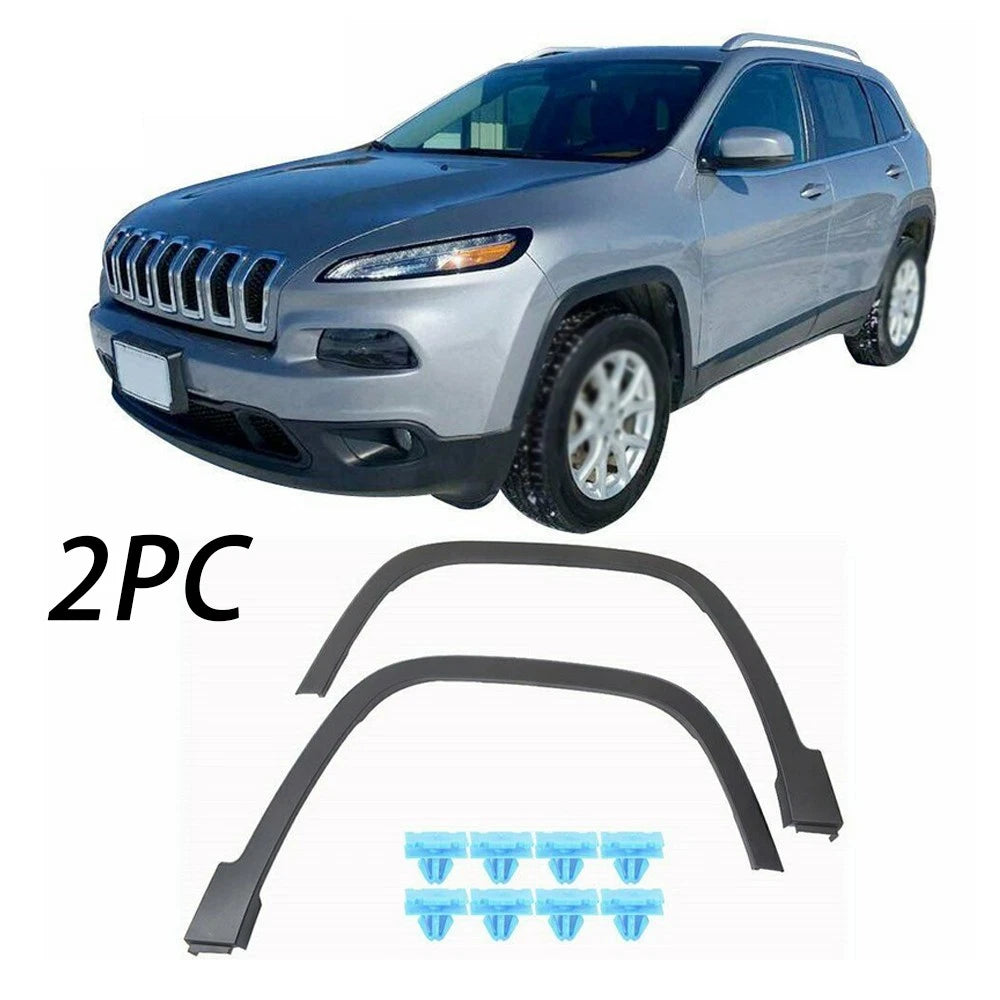 2Pcs Fender Flares for Jeep Cherokee (2014–2017) Front Left & Right