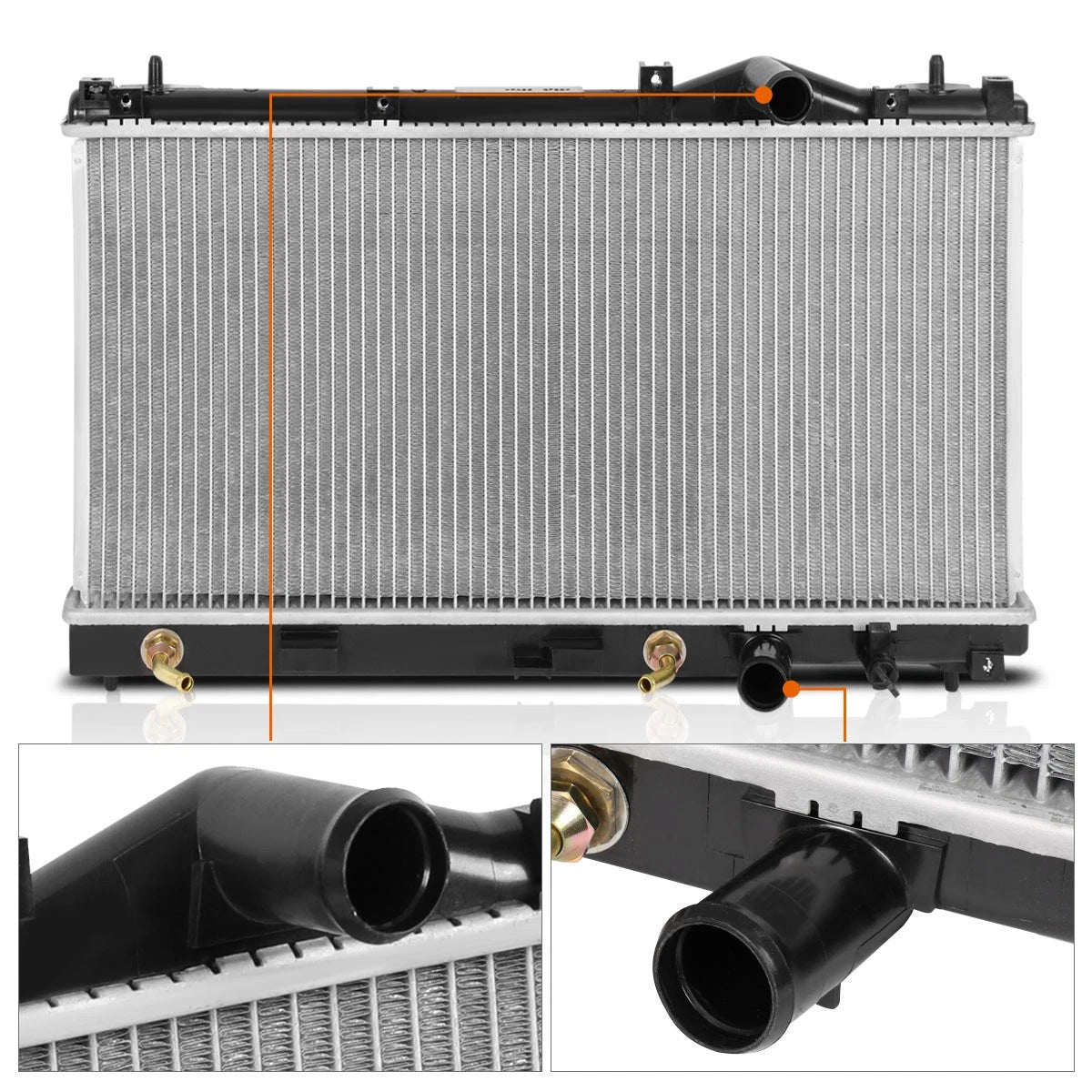 OE Replacement Aluminum Radiator for Chrysler Dodge Neon (1995–1999) DPI-1548
