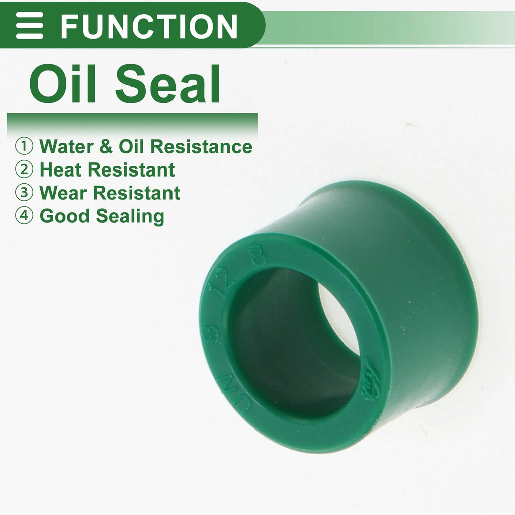 Set of 5 Oil Seal Ring 8x12x8mm for Rotary Shaft (High Pressure)