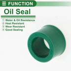 Set of 5 Oil Seal Ring 8x12x8mm for Rotary Shaft (High Pressure)