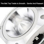 1x Universal Tweeter Unit for Vehicle Car Silver Max Music Power 600W