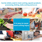 Stainless Steel Cut Proof Stab Resistant Butcher Gloves L XL