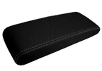Carbon Fiber Console Lid Cover for Toyota Supra MK3 (1986–1992) Gray Stitch